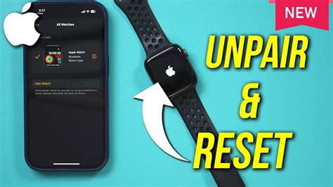 reset appl watch|how to unpair apple watch from old phone.